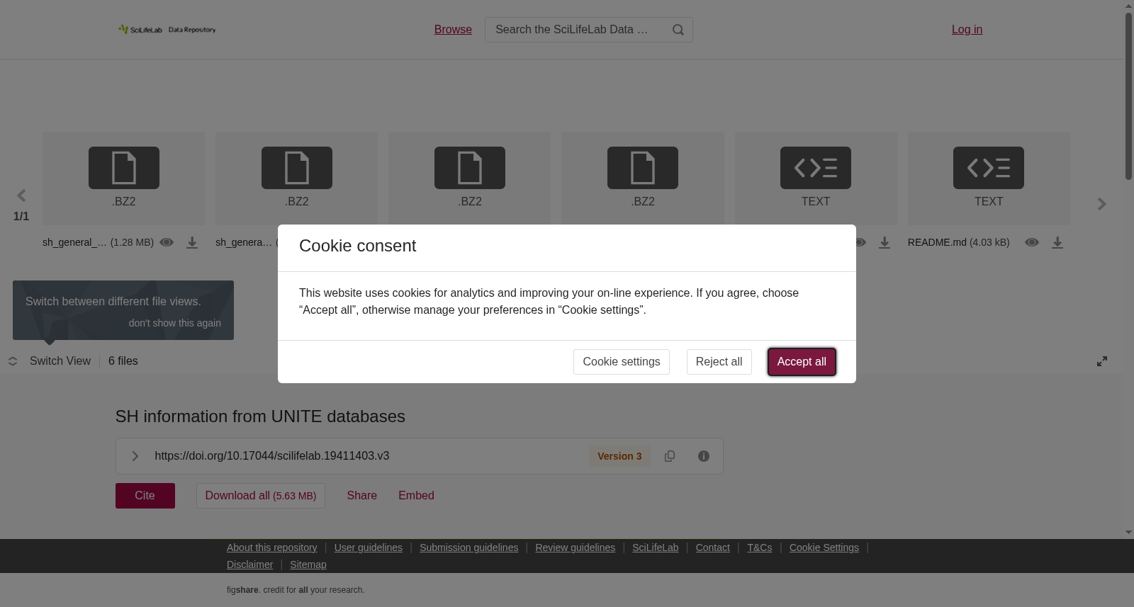 SH information from UNITE databases 数据集图片