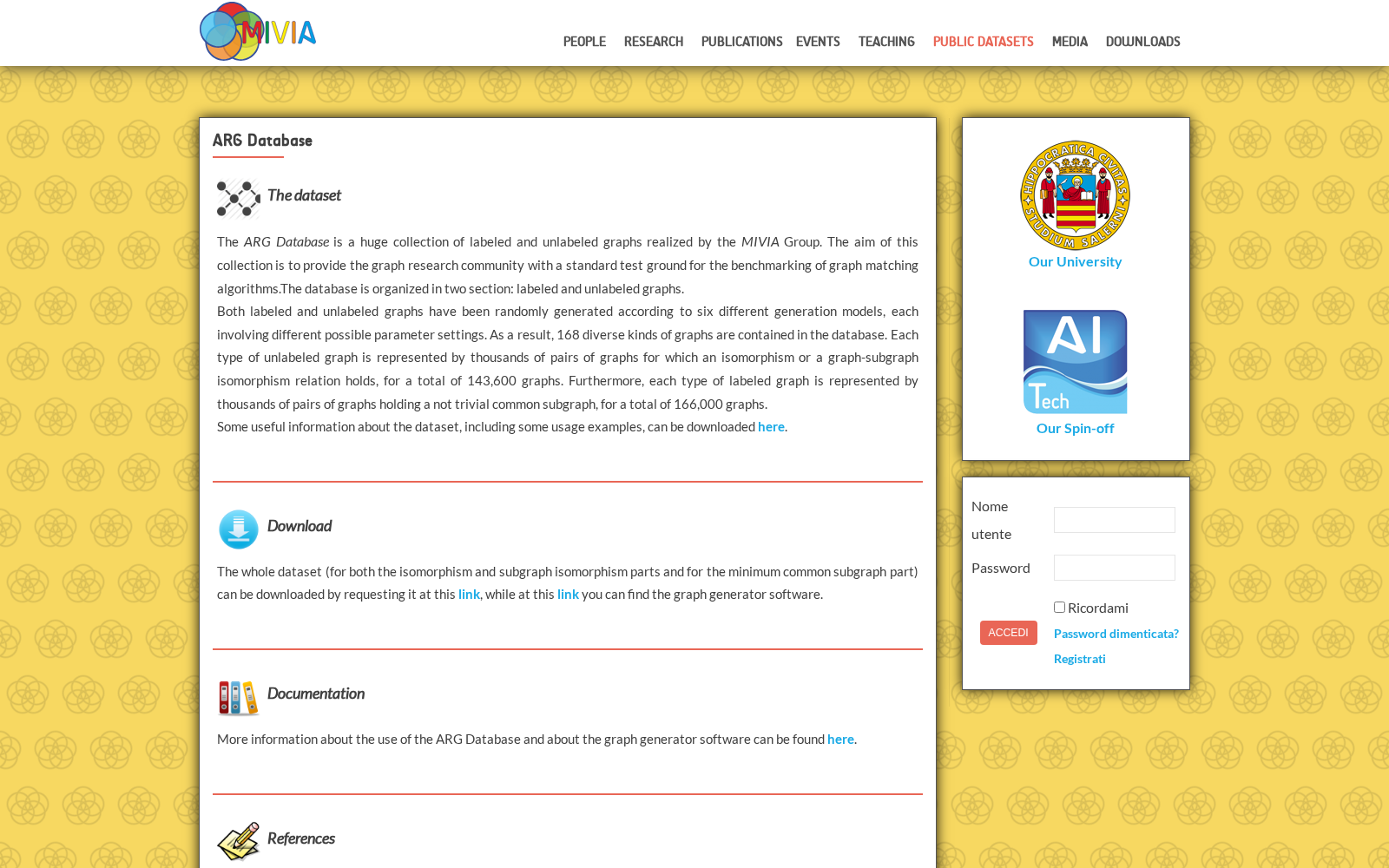 MIVIA ARG Database 数据集图片