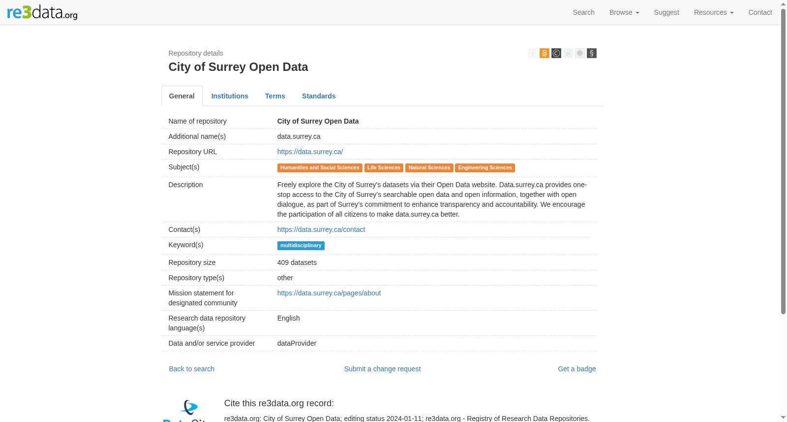 City of Surrey Open Data 数据集图片