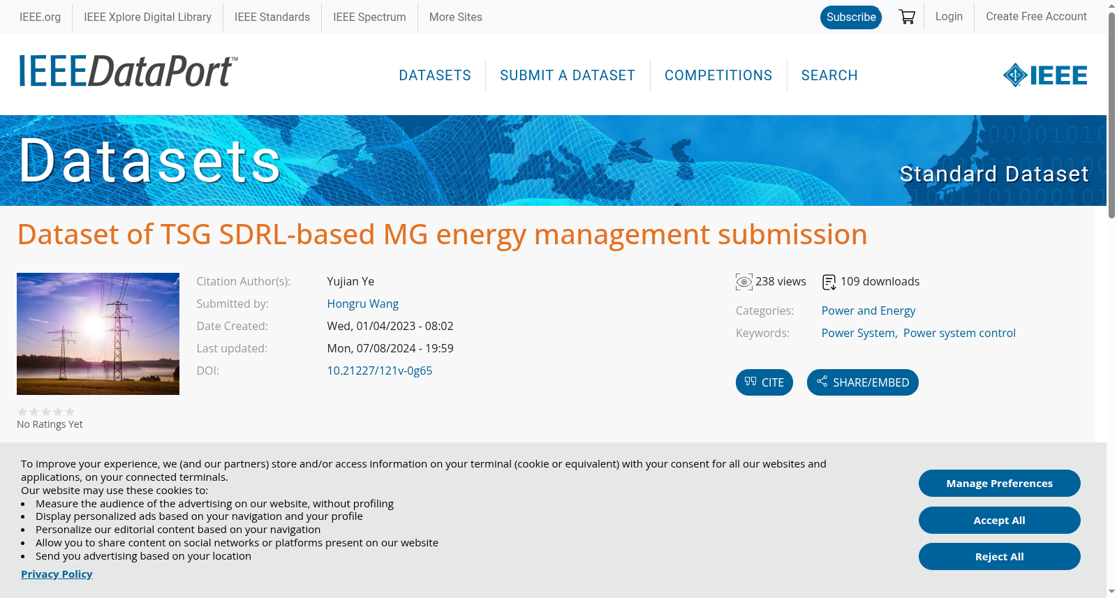 Dataset of TSG SDRL-based MG energy management submission 数据集图片