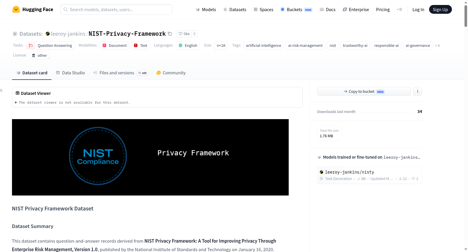 leeroy-jankins/NIST-Privacy-Framework 数据集图片