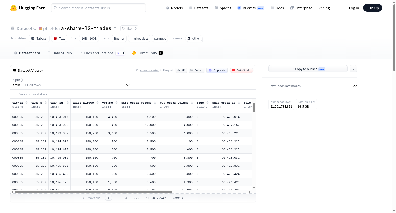 a-share-l2-trades 数据集图片