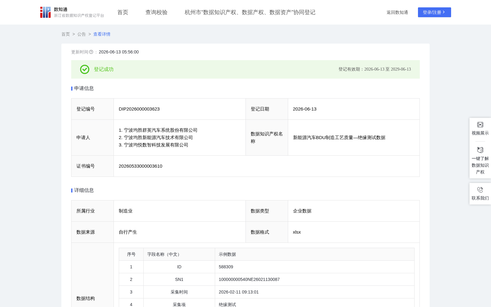 新能源汽车BDU制造工艺质量—绝缘测试数据 数据集图片