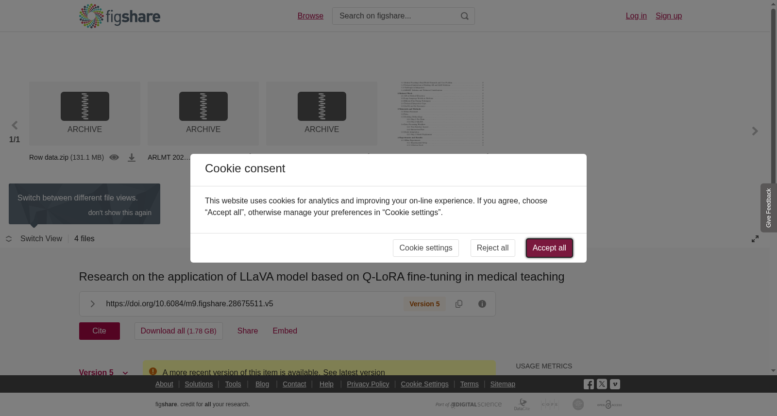 Research on the application of LLaVA model based on Q-LoRA fine-tuning in medical teaching 数据集图片
