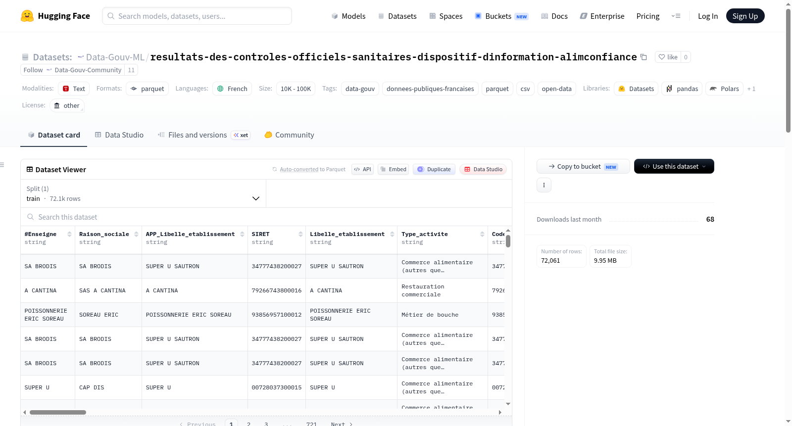 Data-Gouv-FR/resultats-des-controles-officiels-sanitaires-dispositif-dinformation-alimconfiance 数据集图片