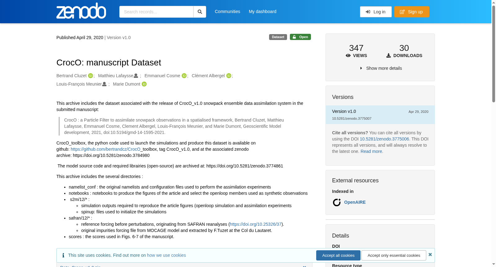 CrocO: manuscript Dataset 数据集图片