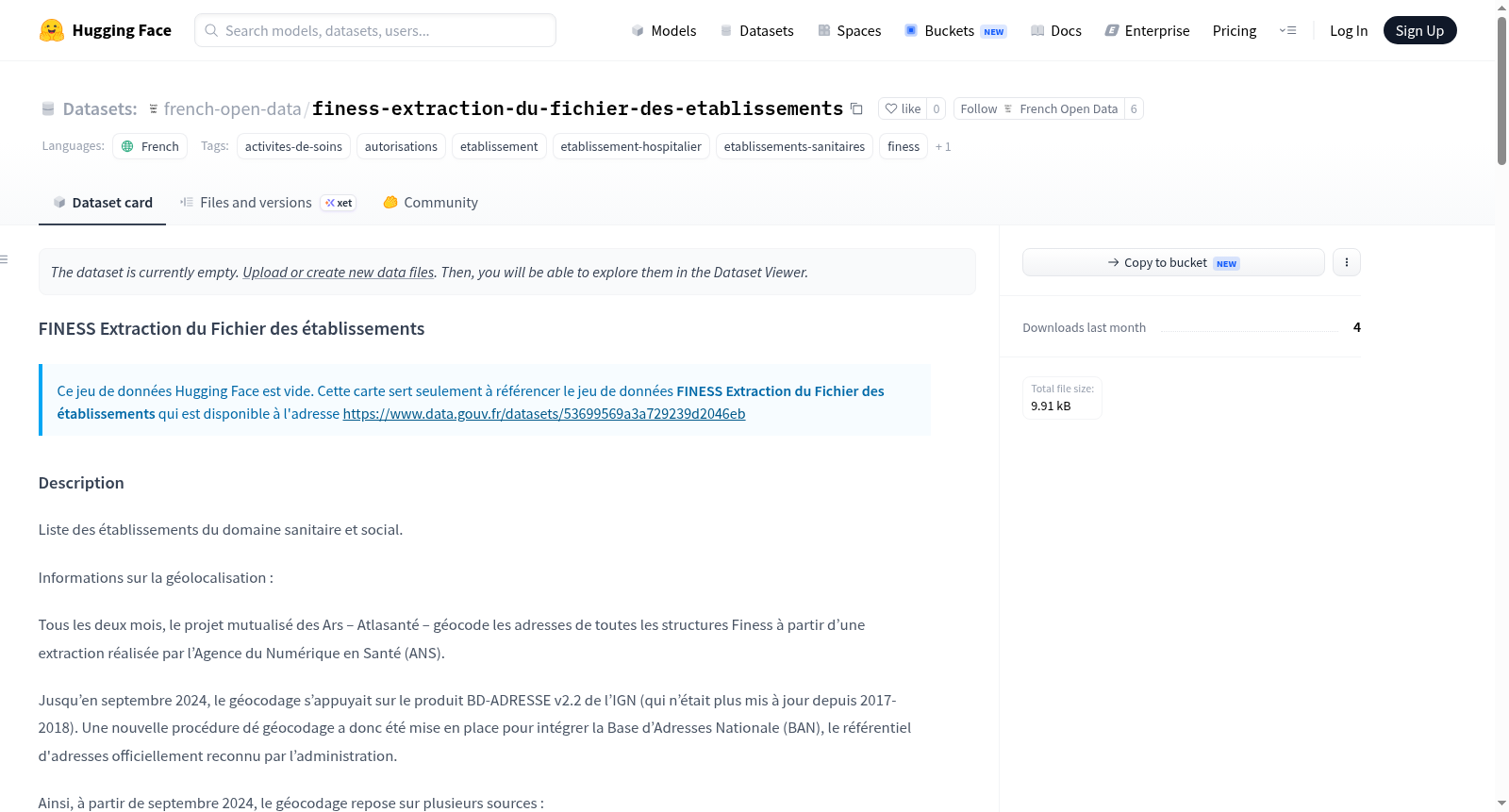 Data-Gouv-FR/finess-extraction-du-fichier-des-etablissements 数据集图片