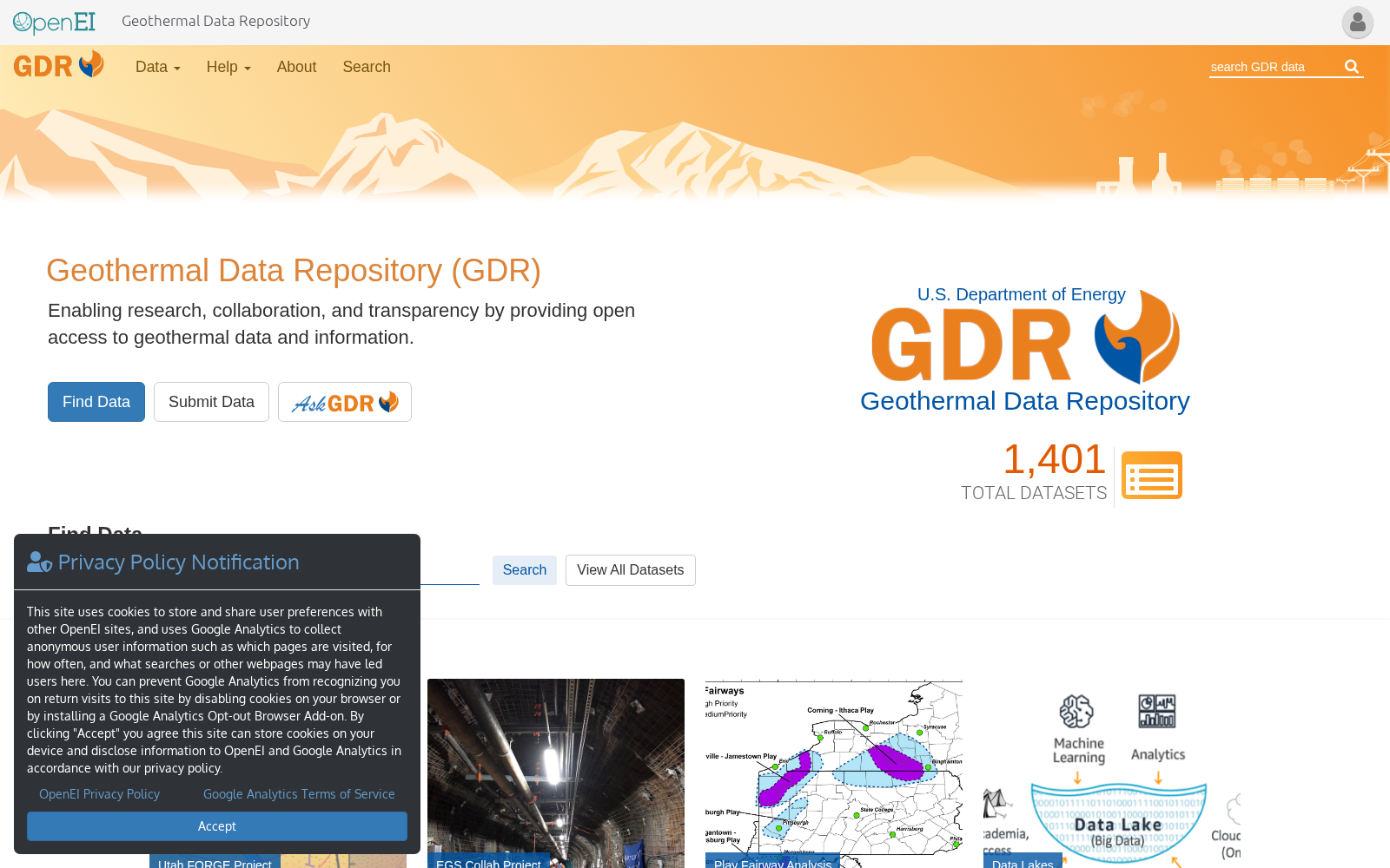 Geothermal Data Repository 数据集图片