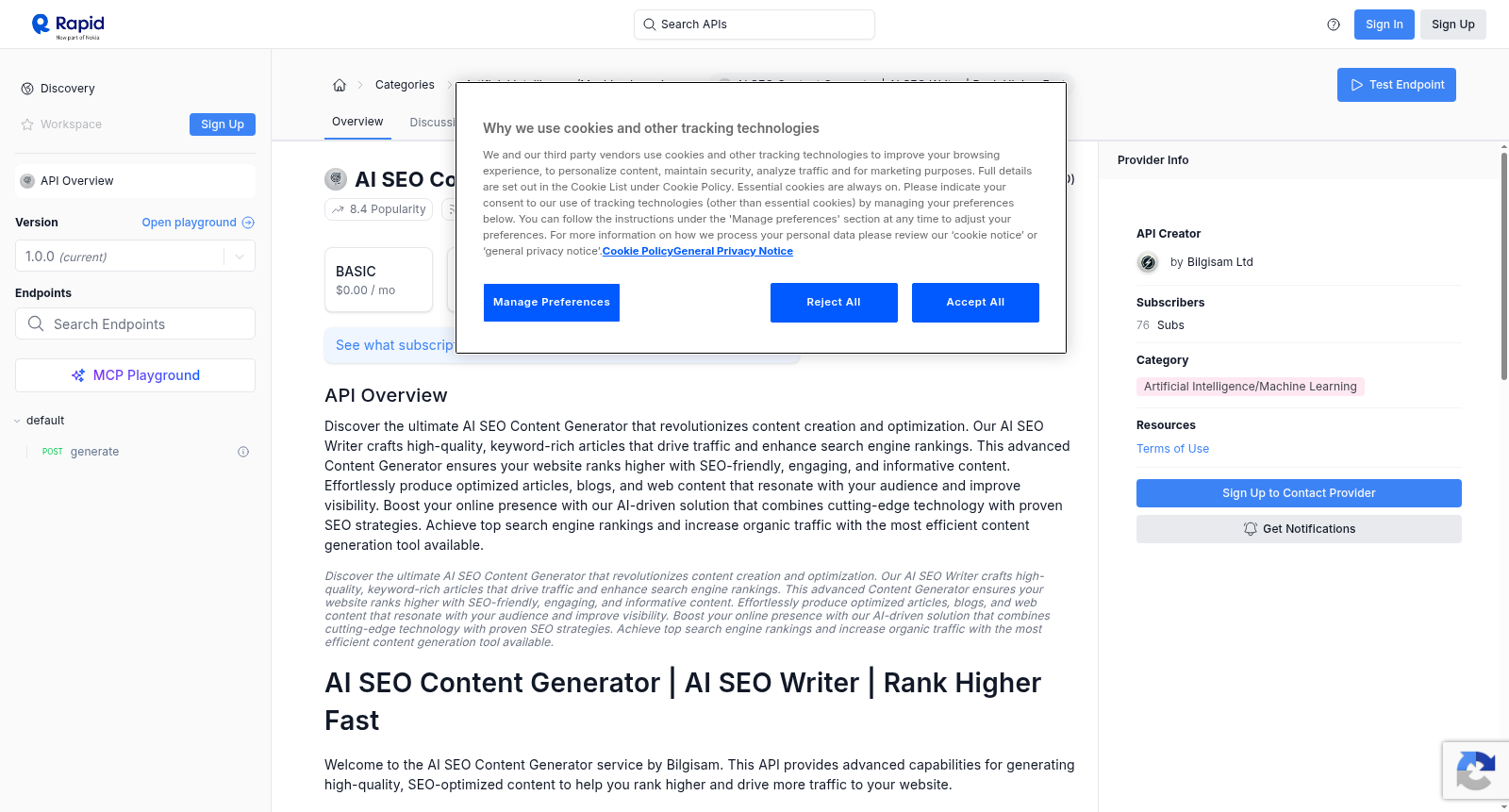 AI SEO Content Generator | AI SEO Writer | Rank Higher Fast 数据集图片