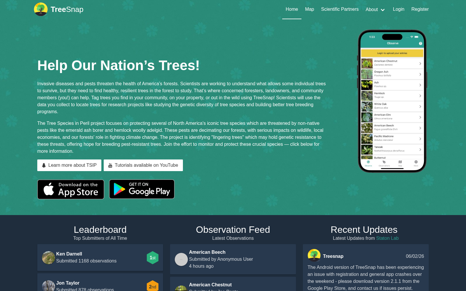 TreeSnap 数据集图片