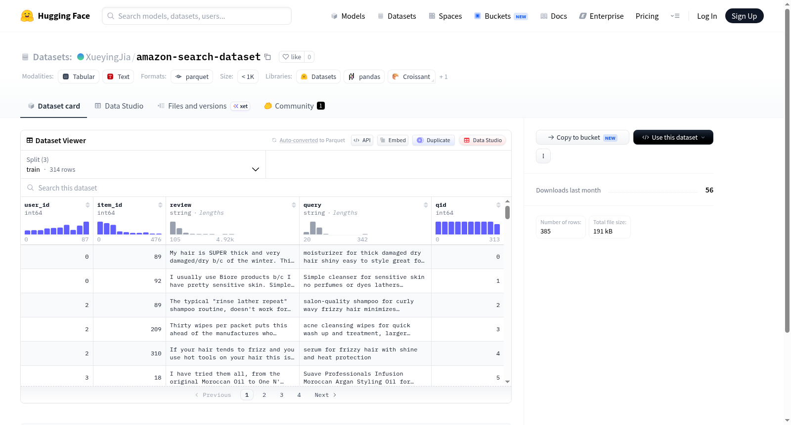 XueyingJia/amazon-search-dataset 数据集图片