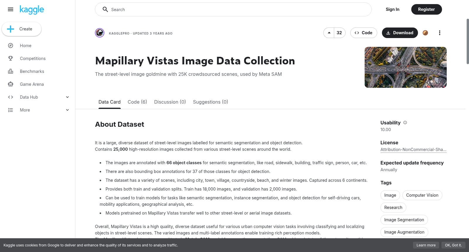 Mapillary Vistas Image Data Collection 数据集图片