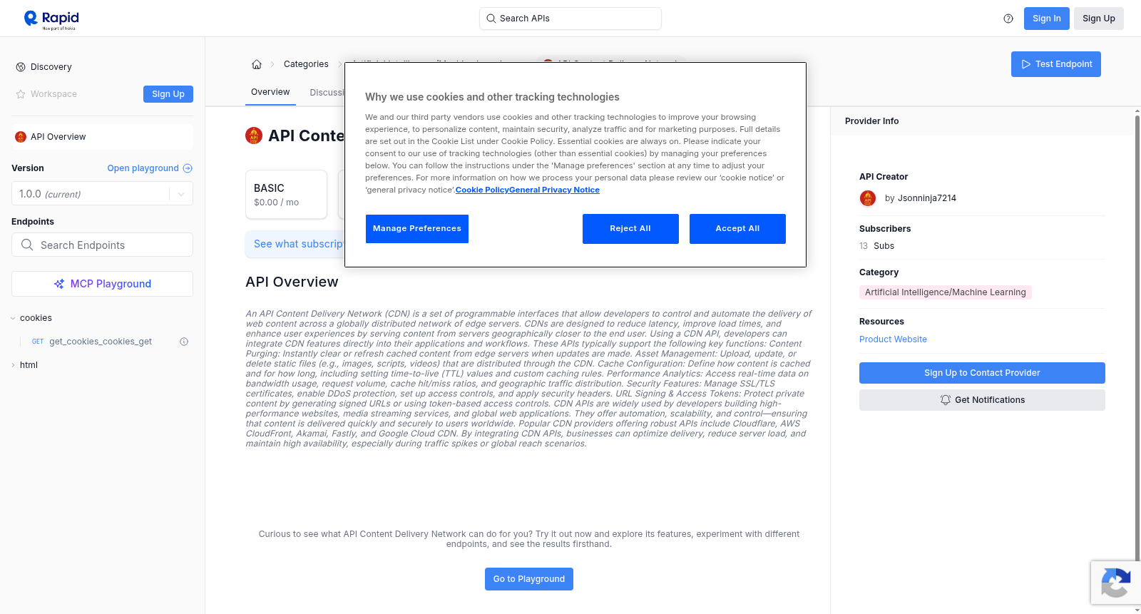 API Content Delivery Network 数据集图片