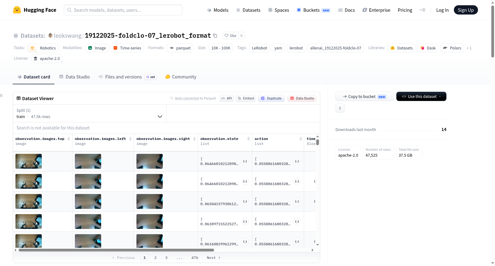leokswang/19122025-foldclo-07_lerobot_format 数据集图片