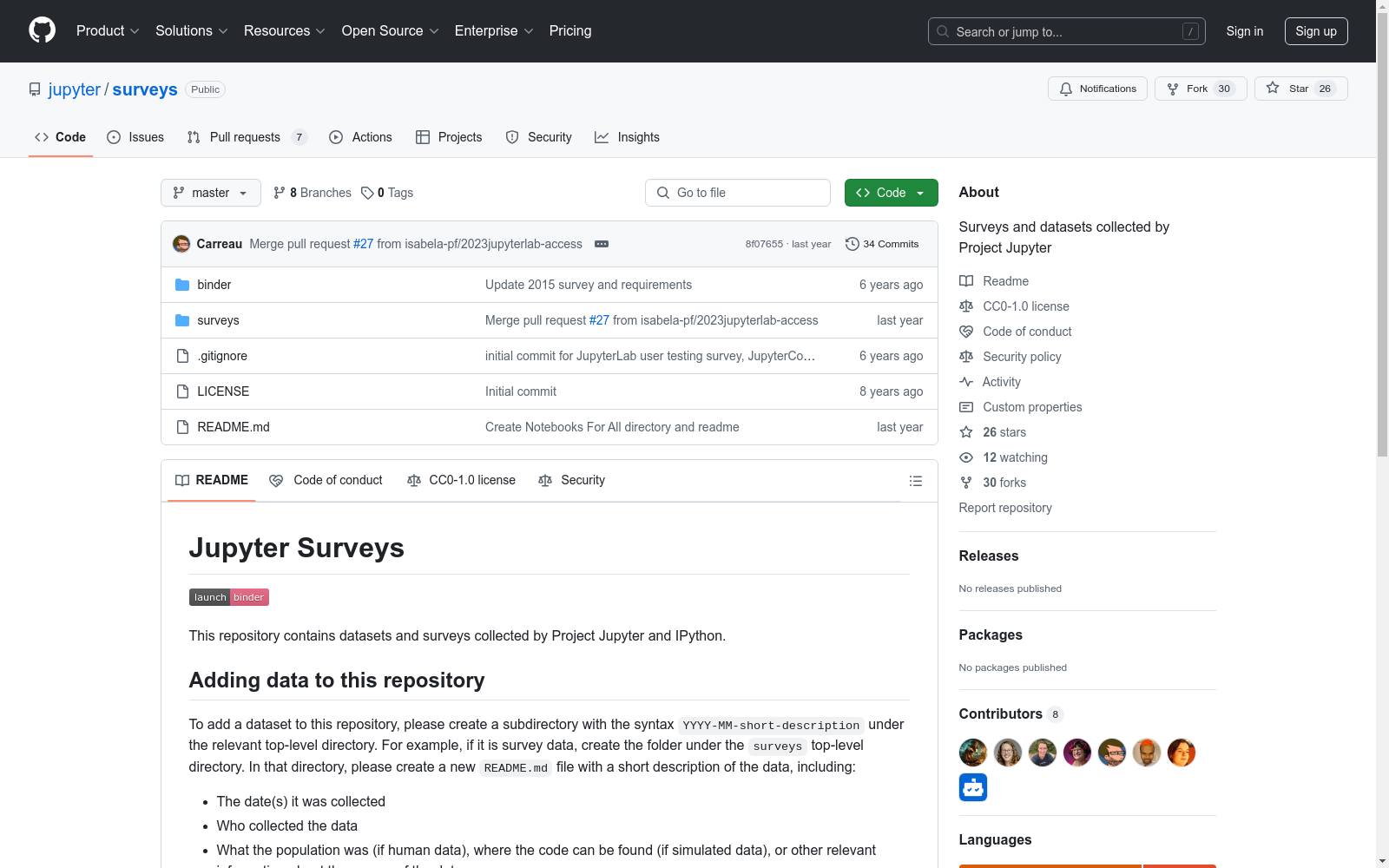 Jupyter Surveys 数据集图片