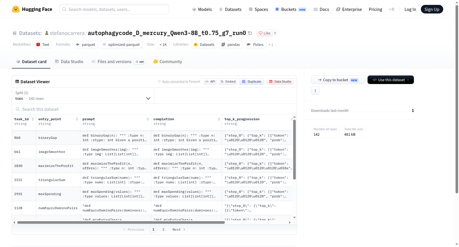 stefanocarrera/autophagycode_D_mercury_Qwen3-8B_lr0.0001_c142_trust_t0.75_g8_run0 数据集图片