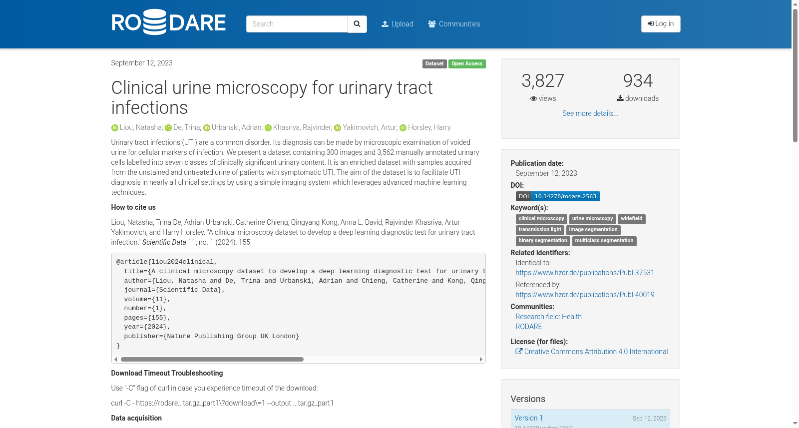 Clinical urine microscopy for urinary tract infections 数据集图片