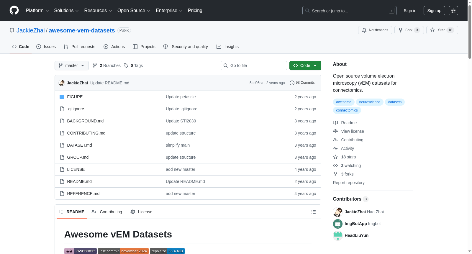 awesome-vem-datasets 数据集图片
