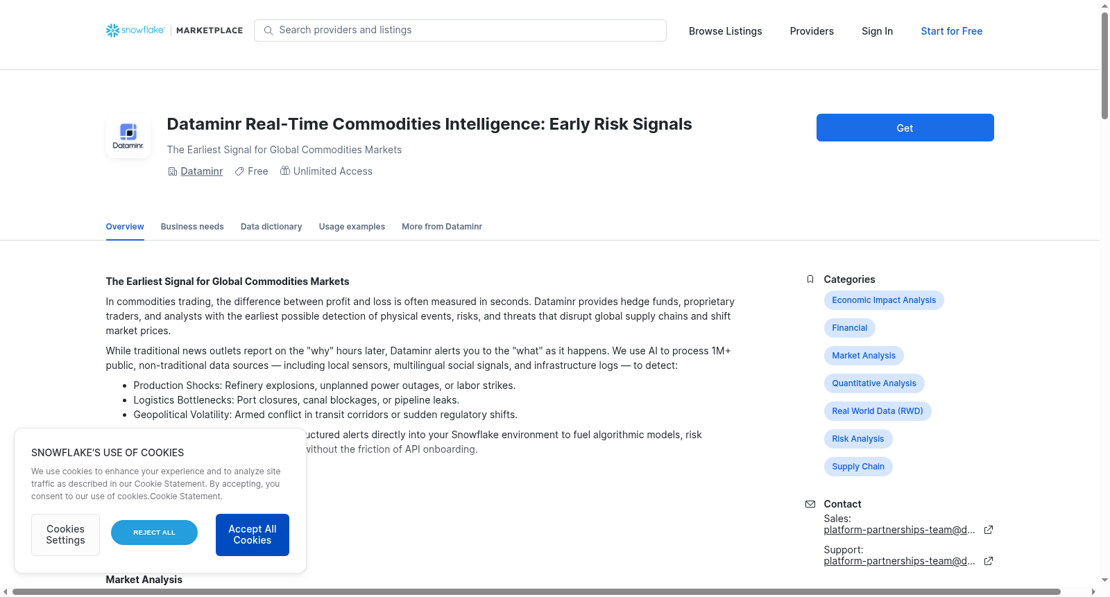 Dataminr Real-Time Commodities Intelligence: Early Risk Signals 数据集图片