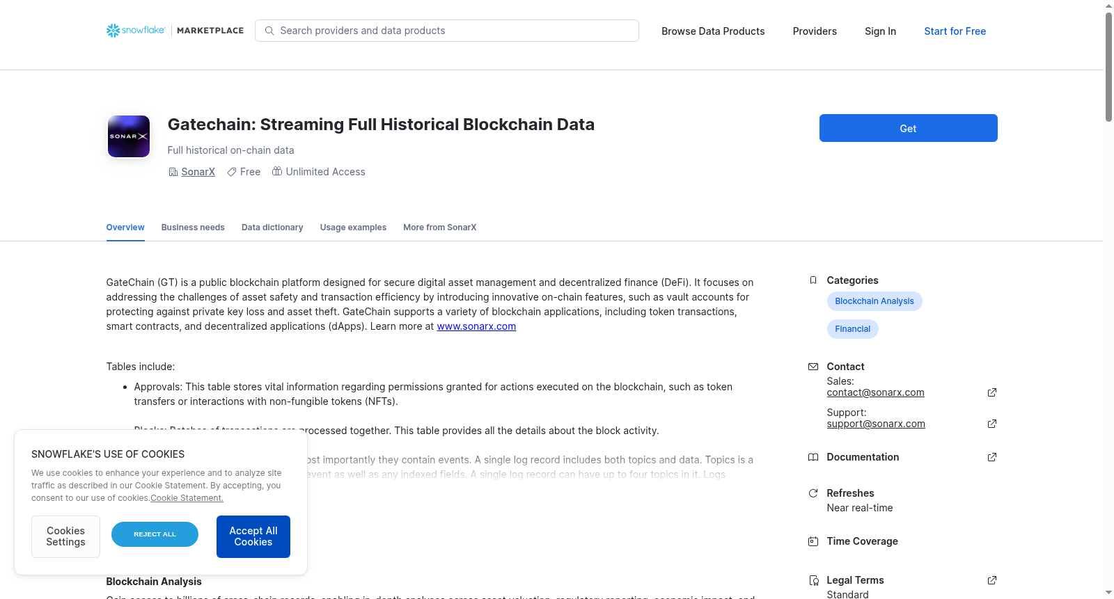 Gatechain: Streaming Full Historical Blockchain Data 数据集图片