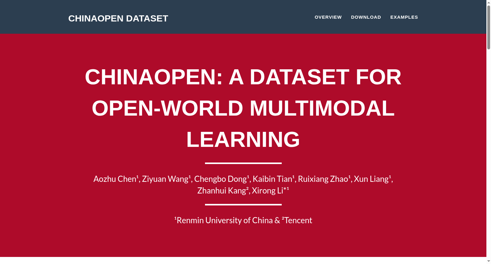 ChinaOpen 数据集图片
