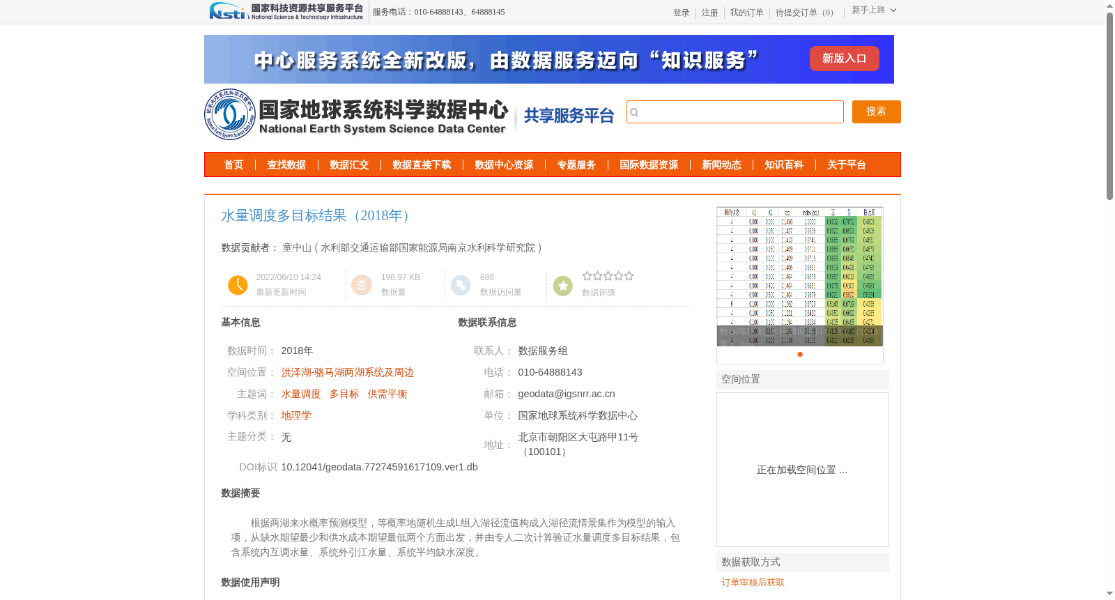 水量调度多目标结果（2018年） 数据集图片