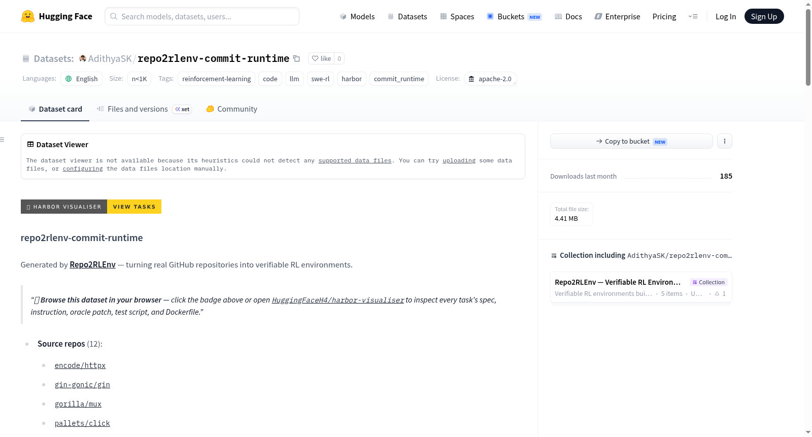 AdithyaSK/repo2rlenv-commit-runtime 数据集图片