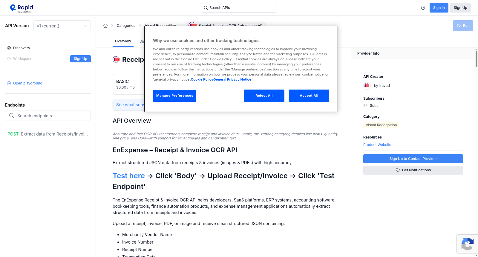 Receipt & Invoice OCR Automation API 数据集图片