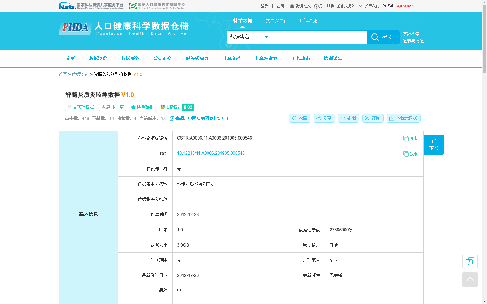 脊髓灰质炎监测数据 数据集图片