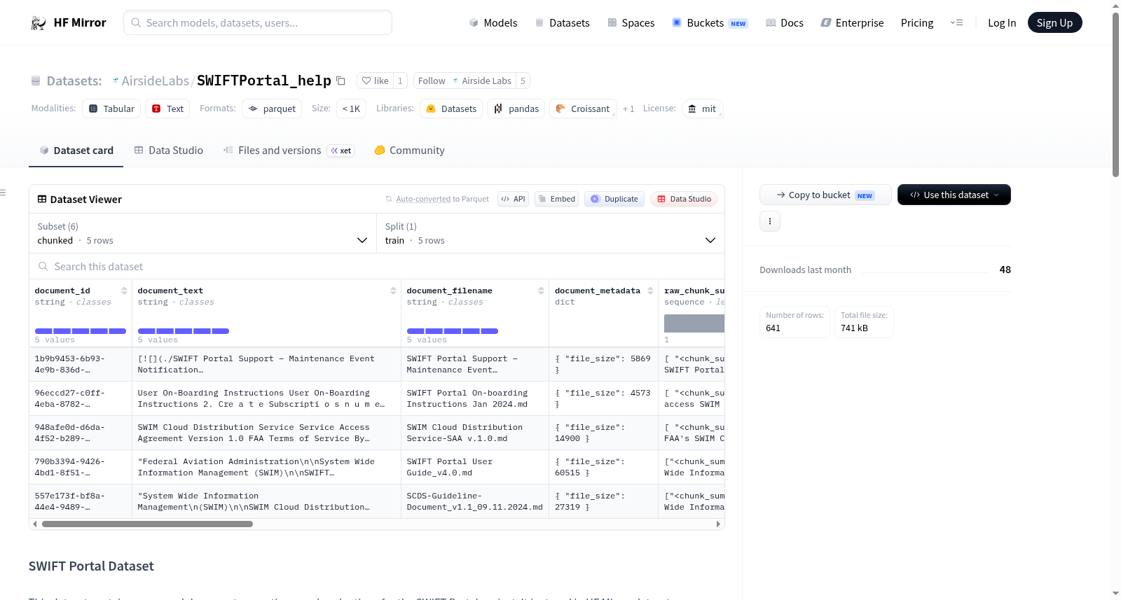 AirsideLabs/SWIFTPortal_help 数据集图片