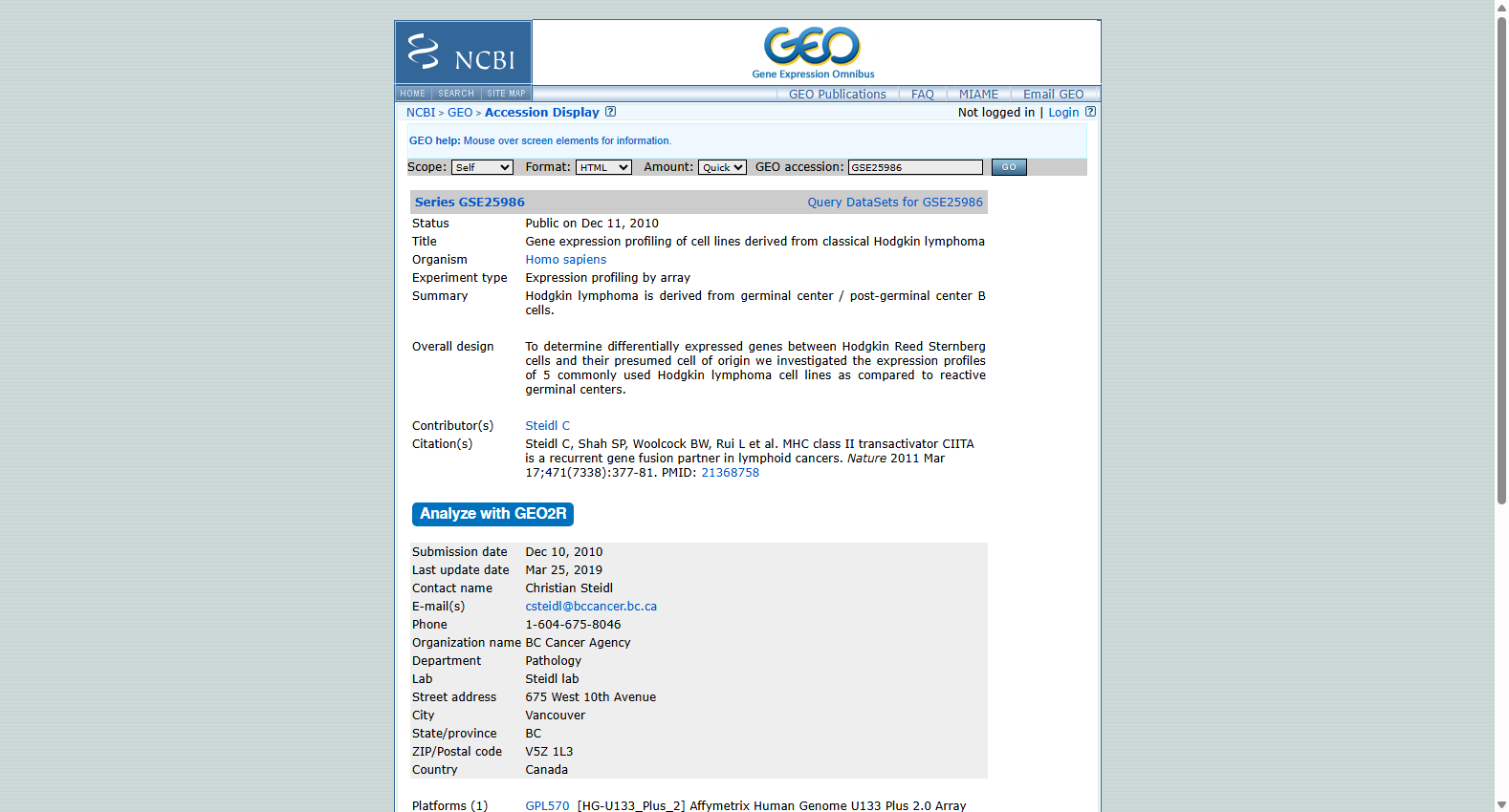 GSE25986
