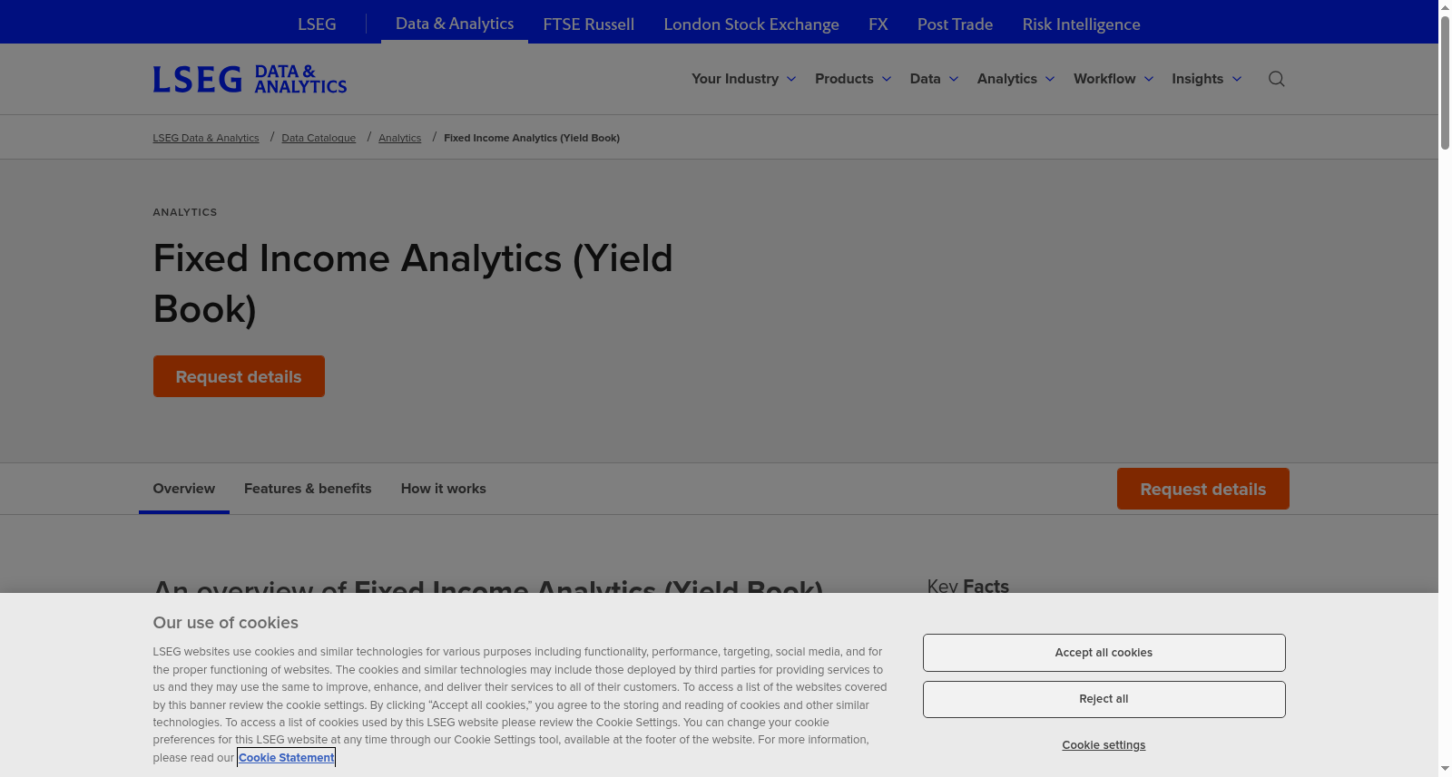Fixed Income Analytics (Yield Book) 数据集图片