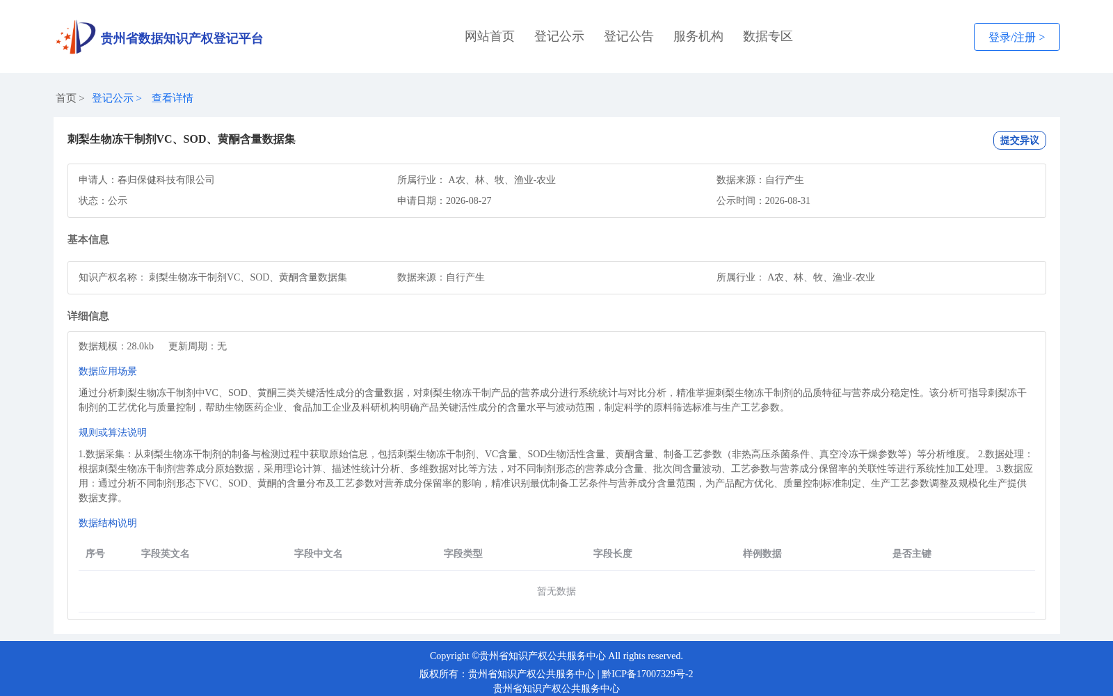 刺梨生物冻干制剂VC、SOD、黄酮含量数据集 数据集图片