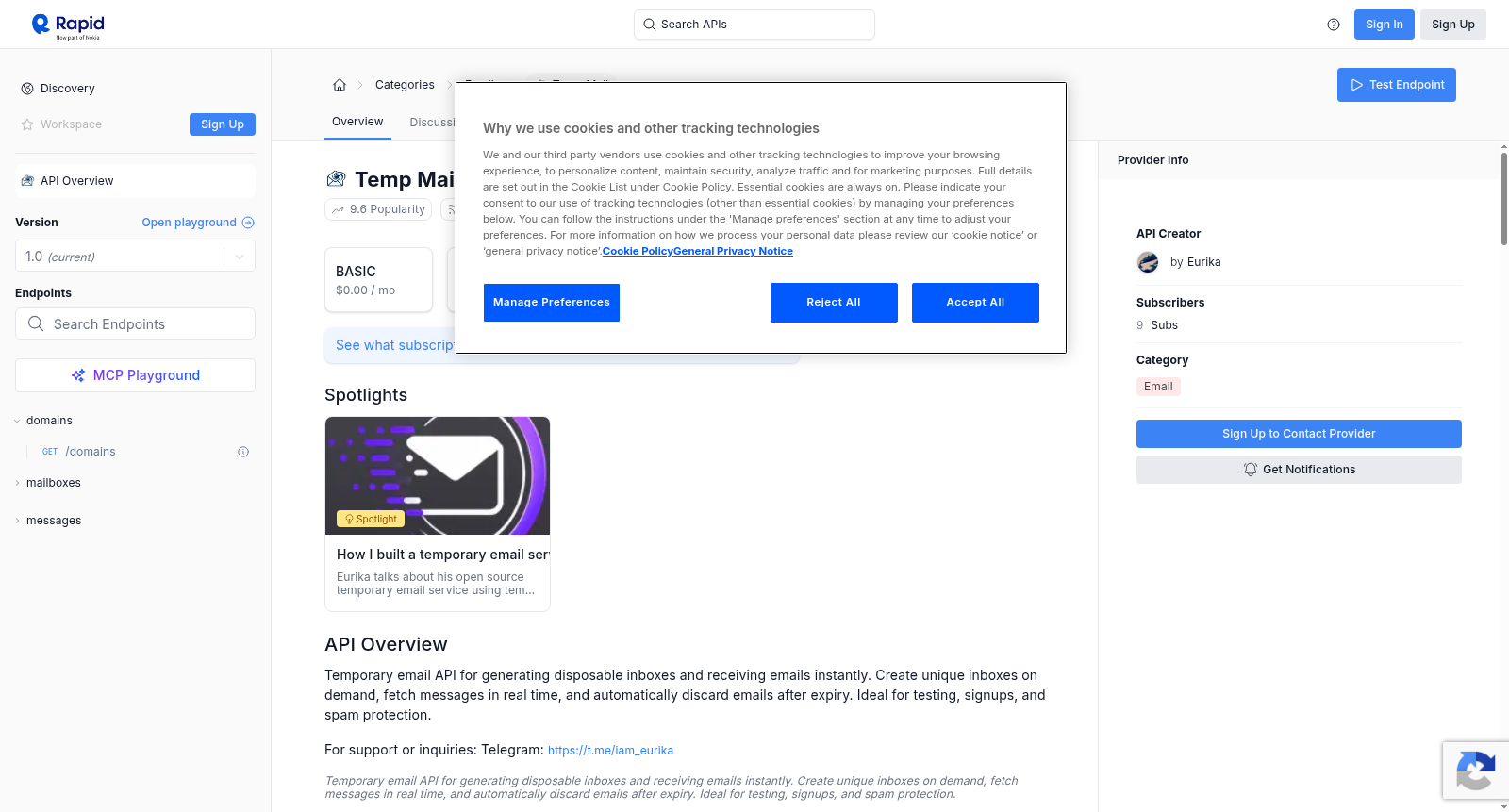 Temp Mail 数据集图片