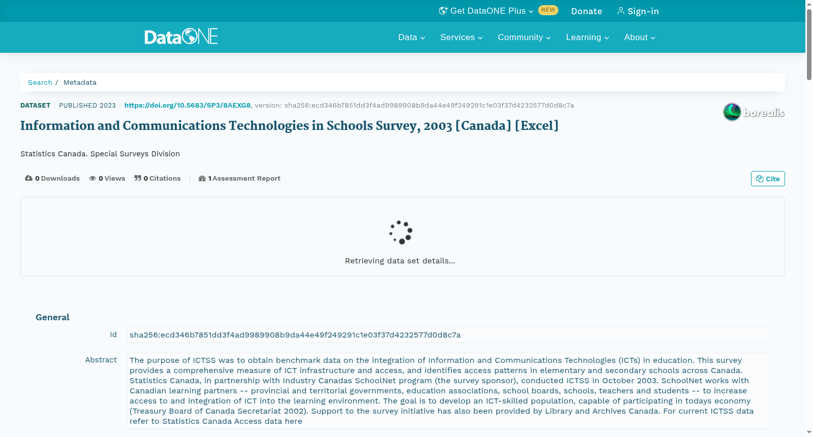 Information and Communications Technologies in Schools Survey, 2003 [Canada] [Excel] 数据集图片
