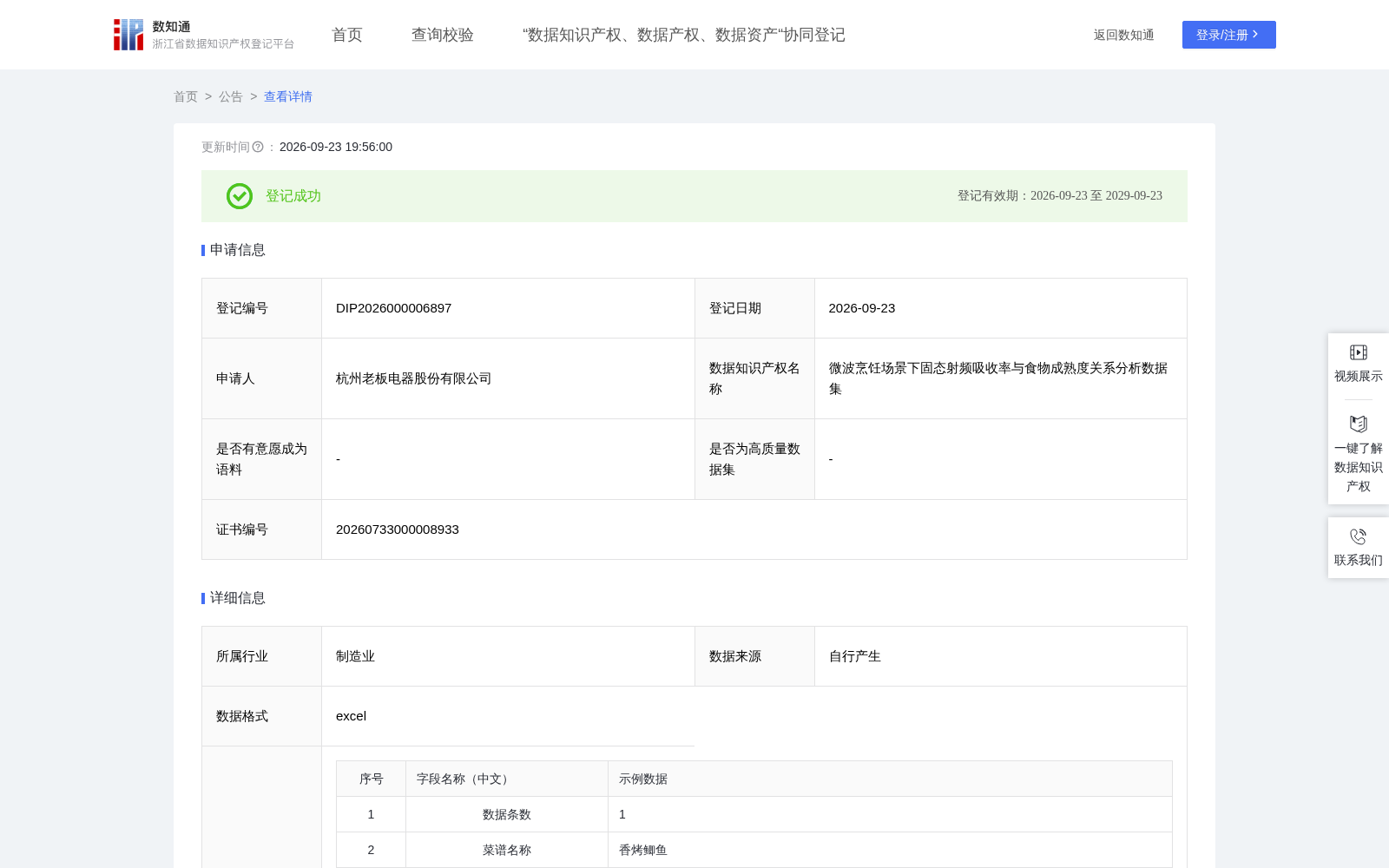 微波烹饪场景下固态射频吸收率与食物成熟度关系分析数据集 数据集图片