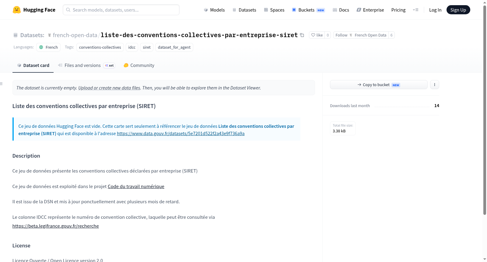 Data-Gouv-FR/liste-des-conventions-collectives-par-entreprise-siret 数据集图片