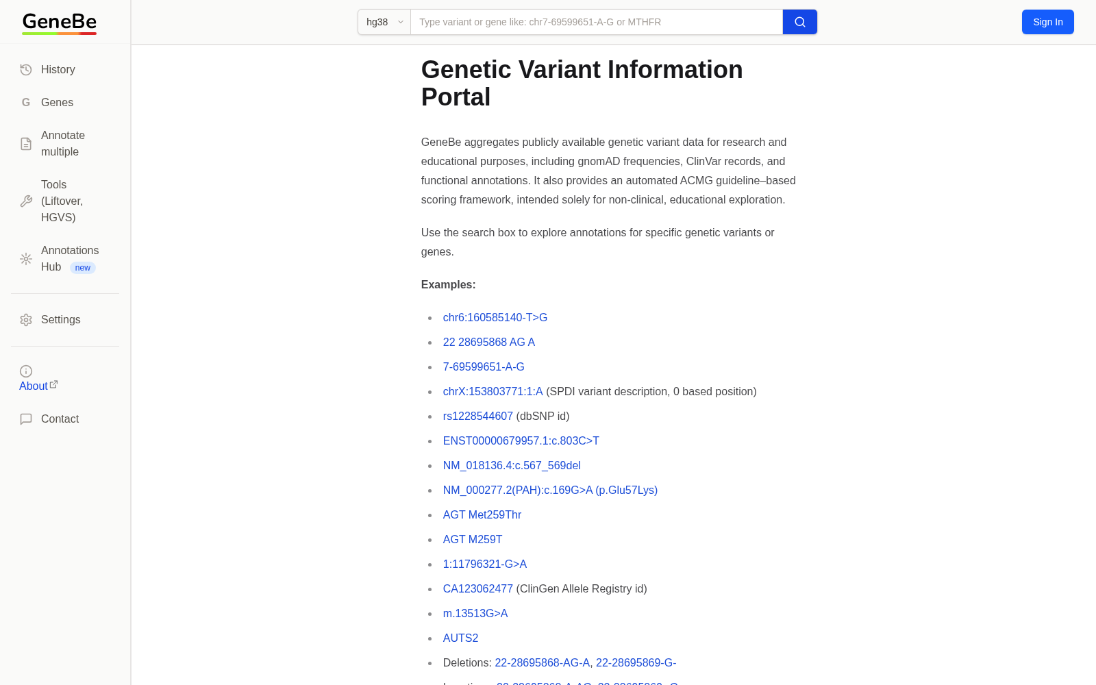 GeneBe 数据集图片