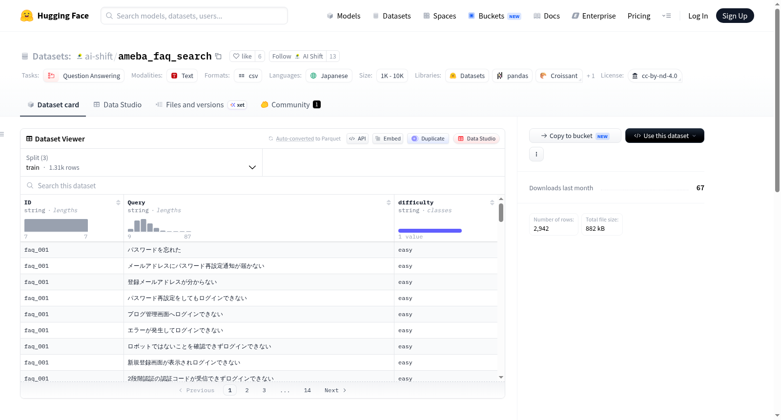 ai-shift/ameba_faq_search 数据集图片