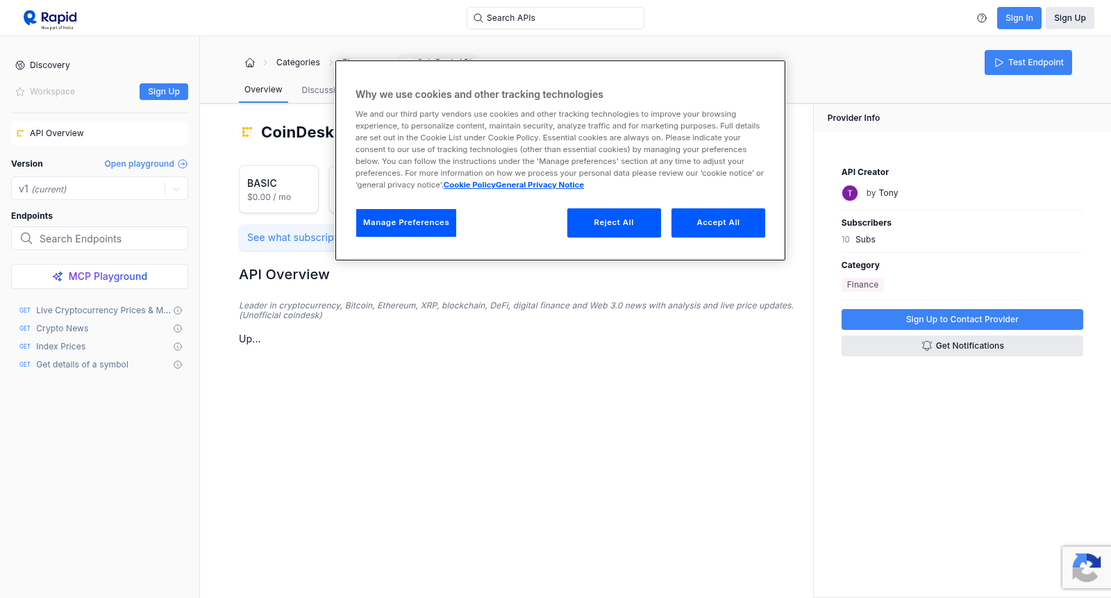 CoinDesk API 数据集图片