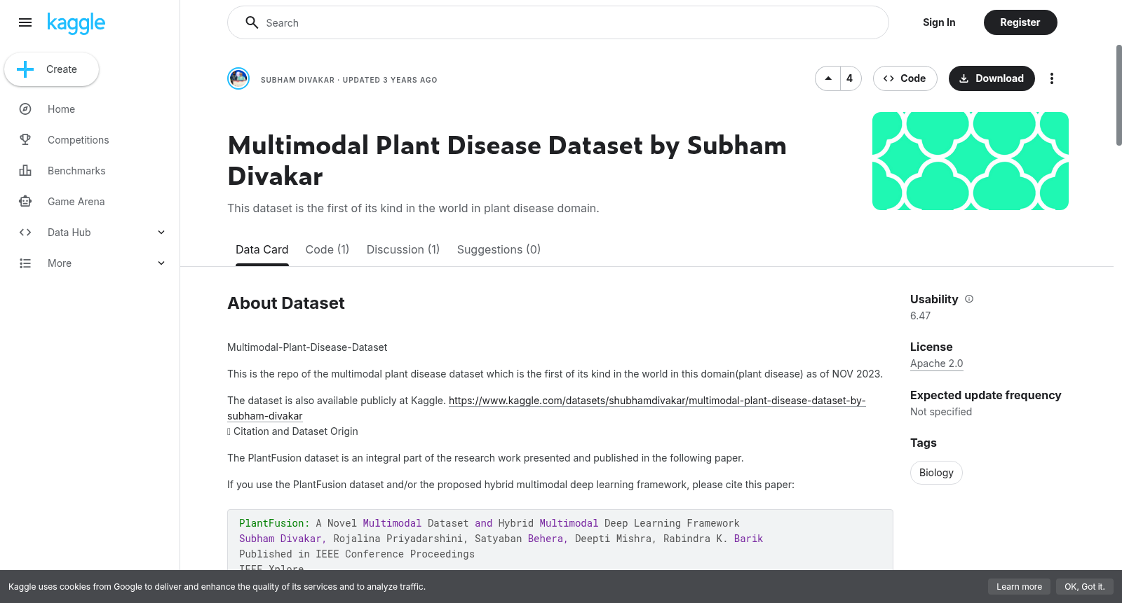 Multimodal Plant Disease Dataset by Subham Divakar 数据集图片