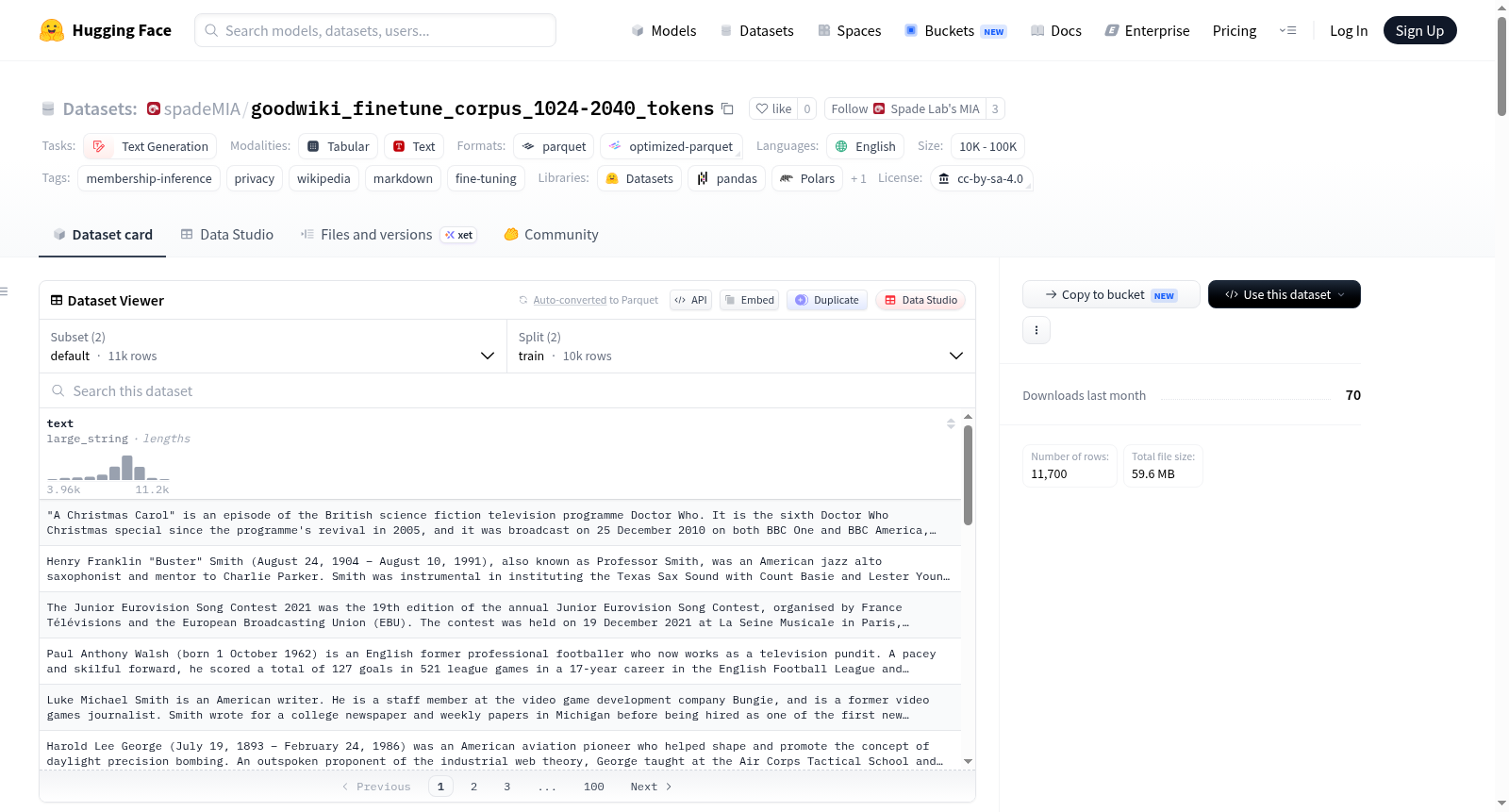 goodwiki_finetune_corpus_1024-2040_tokens 数据集图片