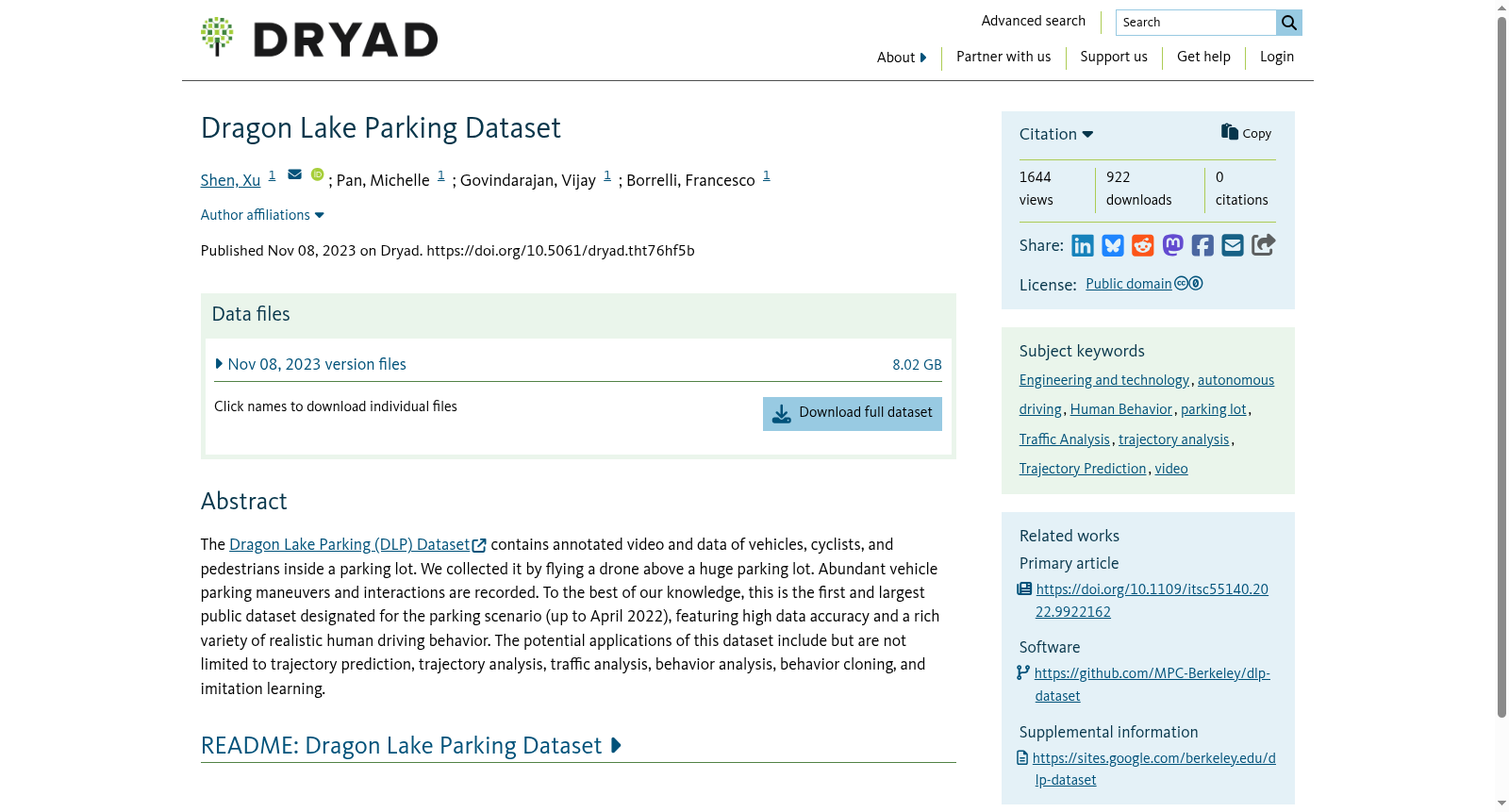 Dragon Lake Parking Dataset 数据集图片