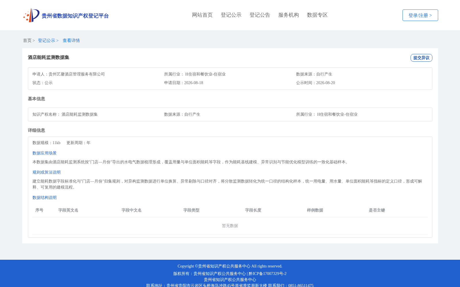 酒店能耗监测数据集 数据集图片