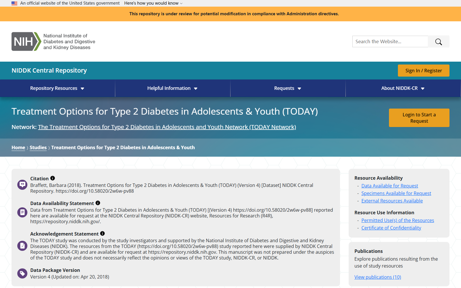 Treatment Options for Type 2 Diabetes in Adolescents and Youth