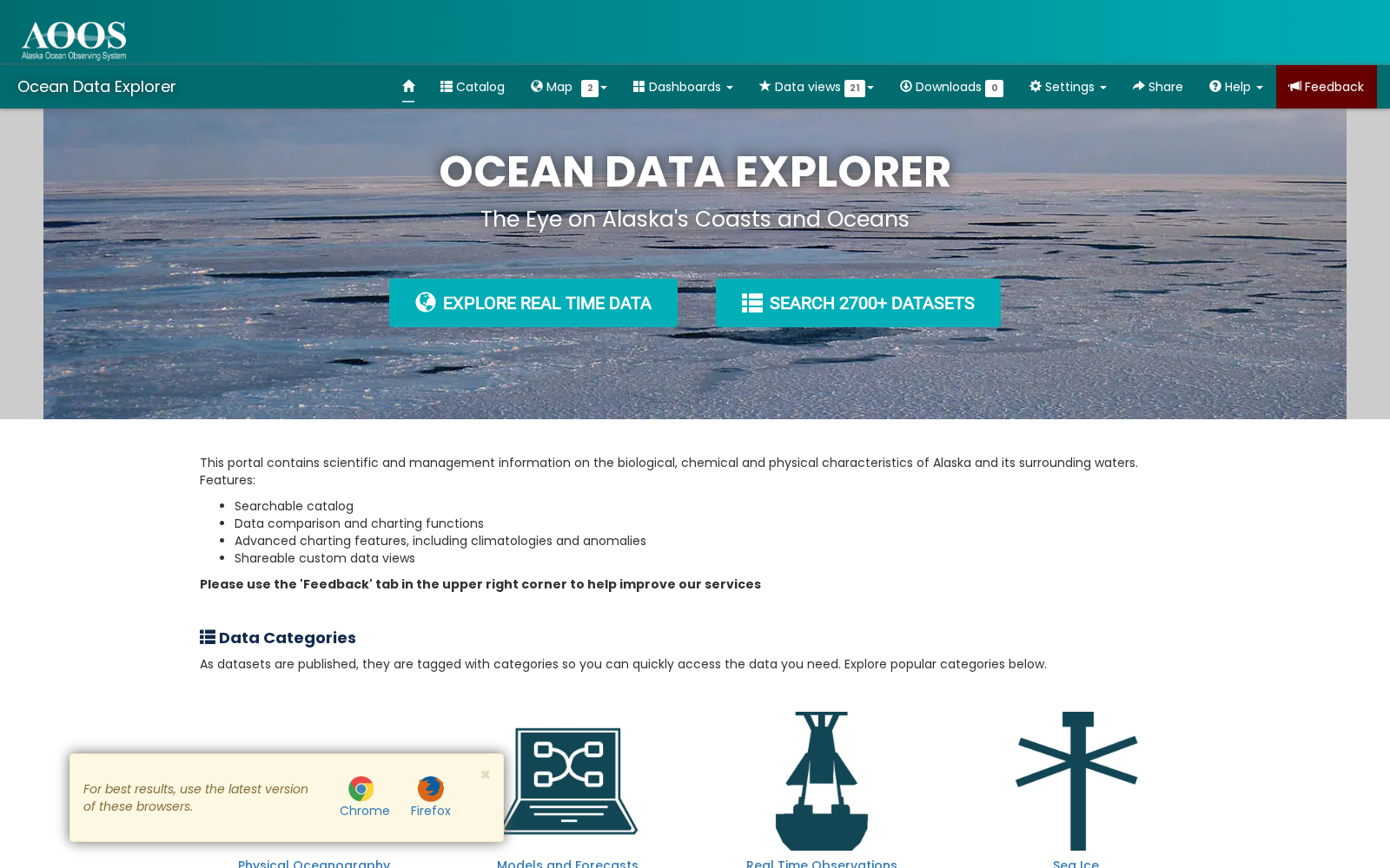 Ocean Data Explorer 数据集图片