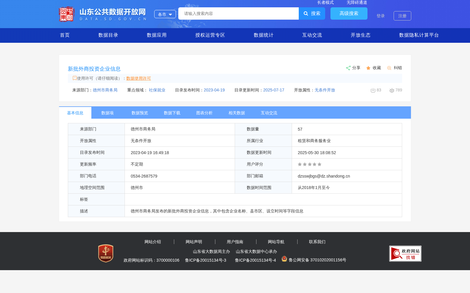 新批外商投资企业信息 数据集图片
