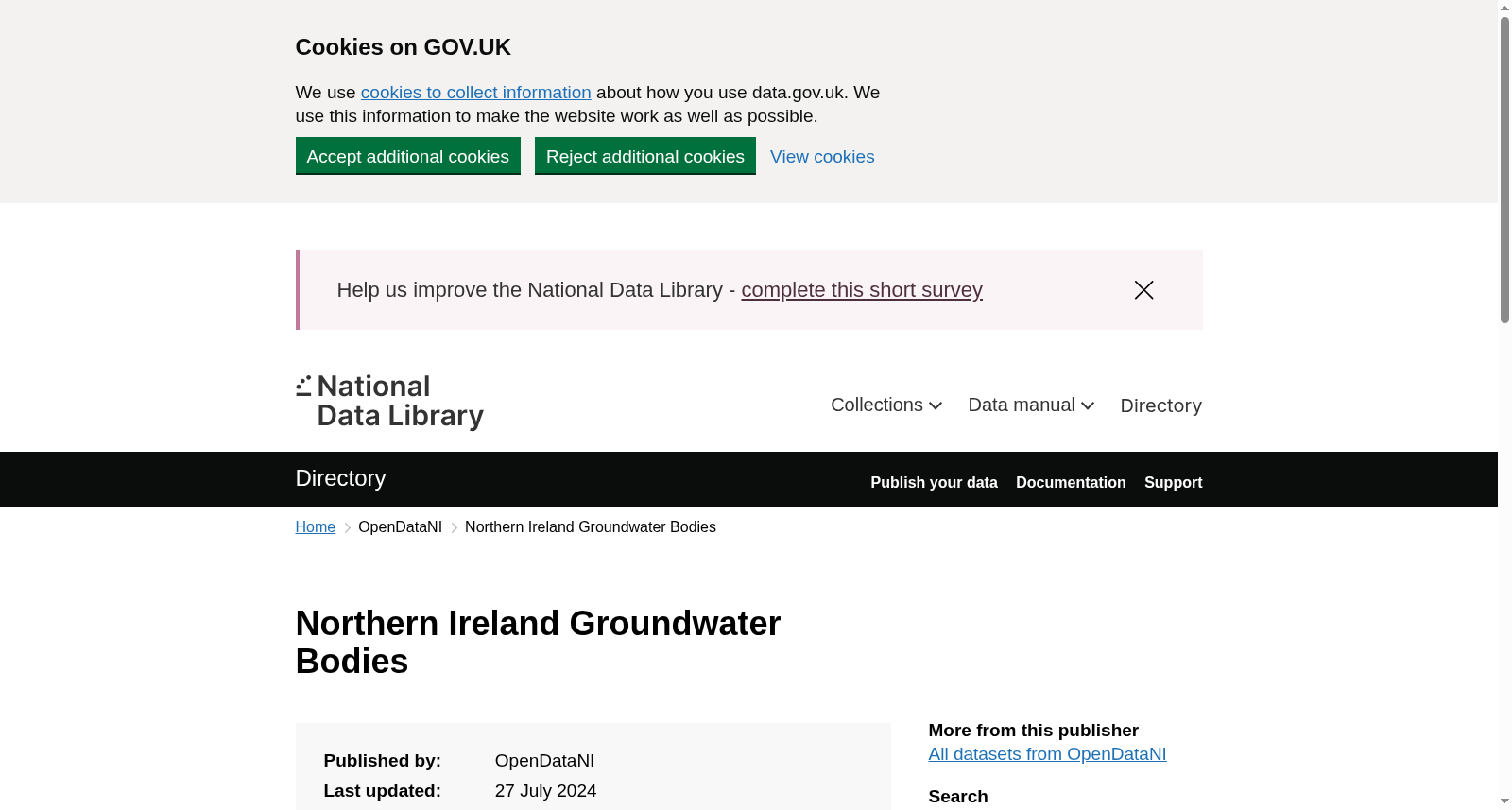 Northern Ireland Groundwater Bodies 数据集图片