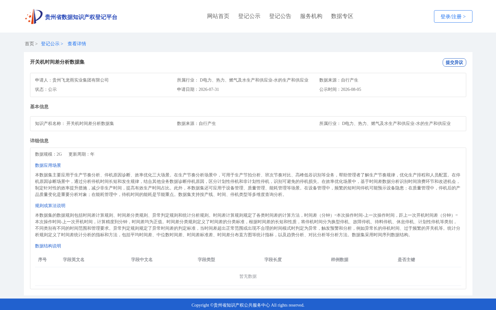 开关机时间差分析数据集 数据集图片
