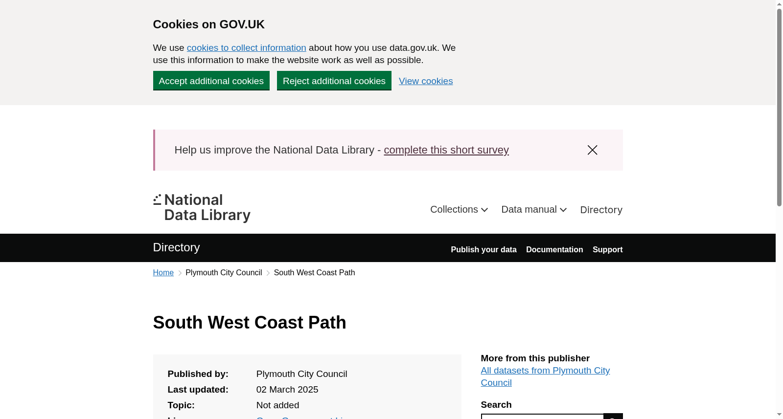South West Coast Path 数据集图片